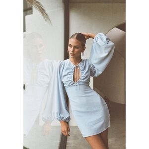 Sabo Skirt Azure Keyhole Dress Size Small